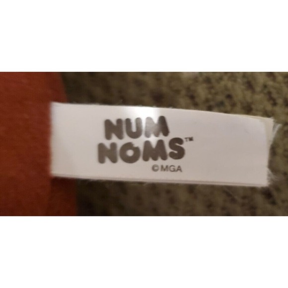 6.5" Num Noms Pink Brown White Ice Cream Waffle Ears Toy Factory Stuffed Toy - Picture 9 of 12